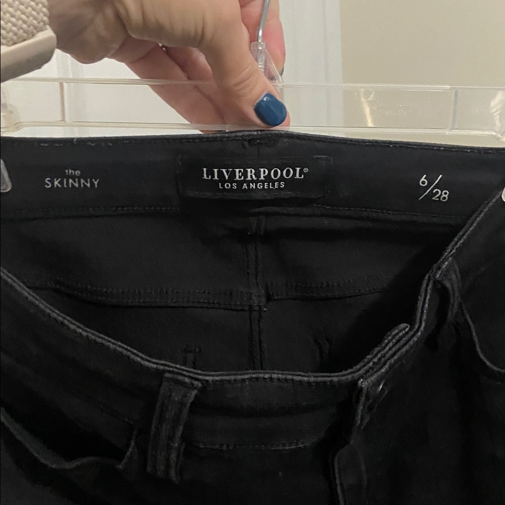 Liverpool Black Skinny Jeans - Picture 7 of 12